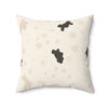 Cozy Bear Print Throw Pillow – Perfect for Home Decor