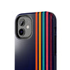 Retro Rainbow Tough Phone Case - Durable Protection for Your Device