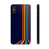 Retro Rainbow Tough Phone Case - Durable Protection for Your Device