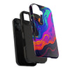 Vibrant Abstract Tough Phone Cases - Shockproof Protection with Colorful Design