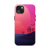 Vibrant Landscape Tough Phone Case - Sunset Design for Adventurers