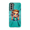 Fun Illustration Tough Phone Cases for Music Lovers