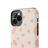 Chic Tough Phone Case with Abstract Blush Spots