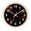 Modern Vibrant Wall Clock - Colorful Digital Design for Stylish Homes