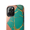 Stylish Tough Phone Cases with Elegant Geometric Design