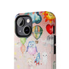 Colorful Kids’ Phone Case – Cute Cartoon Design with Balloons and Animals