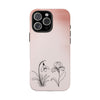 Floral Tough Phone Case - Elegant Botanical Design for Nature Lovers