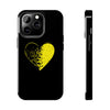 Bold Heart Tough Phone Case - Durable & Stylish Protection for Your Device