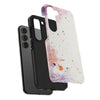 Artistic Tough Phone Cases - Vibrant Watercolor Splash Design