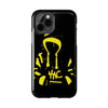 Tough Phone Cases - Durable Protection with Edgy Yellow Design