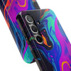 Vibrant Abstract Tough Phone Cases - Shockproof Protection with Colorful Design