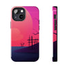 Vibrant Landscape Tough Phone Case - Sunset Design for Adventurers