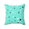 Modern Terrazzo Print Pillow | Stylish Spun Polyester Cushion for Home Decor