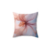 Blossoming Floral Square Pillow - Soft Home Decor Cushion for Relaxation & Comfort