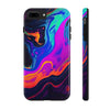 Vibrant Abstract Tough Phone Cases - Shockproof Protection with Colorful Design