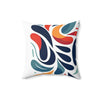 Vibrant Decorative Pillow - Abstract Floral Design for Cozy Homes