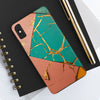 Stylish Tough Phone Cases with Elegant Geometric Design