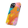 Vibrant Abstract Tough Phone Case | Colorful Protective Cover for Trendsetters