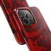 Bold Red Abstract Tough Phone Case - Durable & Unique Protection