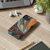 Vibrant Marble Tough Phone Case - Unique Artistic Design for Protection