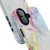 Colorful Marble Tough Phone Case - Durable and Stylish Protection