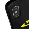 Mystic Eye Tough Phone Case - Durable Black Protector for Trendsetters