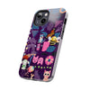 Whimsical Tough Phone Case - Colorful Animal and Floral Design