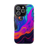 Vibrant Abstract Tough Phone Cases - Shockproof Protection with Colorful Design