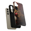 Elegant Holiday Phone Case with Gold Accents