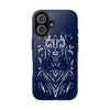 Artistic Tough Phone Case - Tribal Cat Design