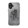 Stylish Tough Phone Cases with Artful Line Drawing - Perfect Gift for Teens and Young Adults