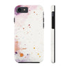 Artistic Tough Phone Cases - Vibrant Watercolor Splash Design