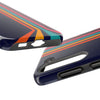 Retro Rainbow Tough Phone Case - Durable Protection for Your Device