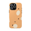 Abstract Polka Dot Tough Phone Case - Durable Protective Cover for Stylish Communication