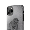 Stylish Tough Phone Cases with Artful Line Drawing - Perfect Gift for Teens and Young Adults