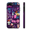 Whimsical Tough Phone Case - Colorful Animal and Floral Design