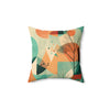 Nature-Inspired Decorative Pillow - Modern Leaf Design for Cozy Living Spaces