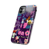 Whimsical Tough Phone Case - Colorful Animal and Floral Design