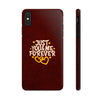 Tough Phone Case - "Just You & Me Forever" Design - Perfect for Couples and Anniversaries